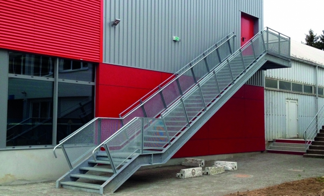 Bâtiment - Escaliers industriels - ABC Métallerie